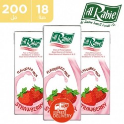 عصير الربيع فراولة 200 مل شد 18
