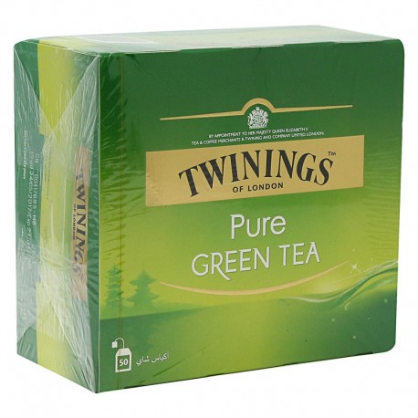 Twinings pure green tea 50 threads