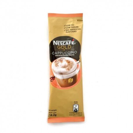 Cappuccino Gold Unsweetened 10*14.2 gm pack of 1