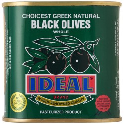 Ideal black olives 250 gm 24