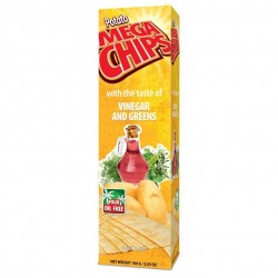 Mega Chips Potato with Vineger Lemon herbs flavor 100 gm x 25