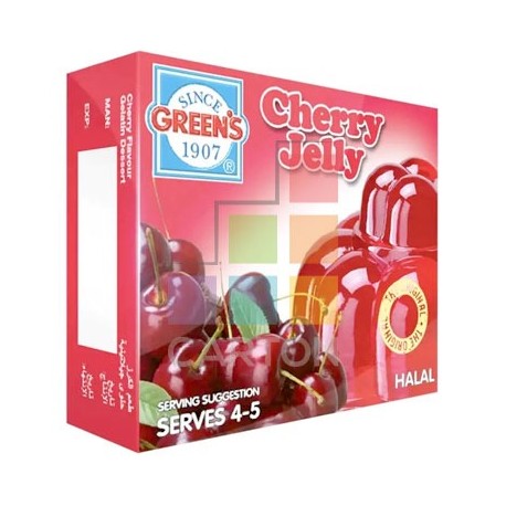 Greens cherry jelly 80 gm x 72