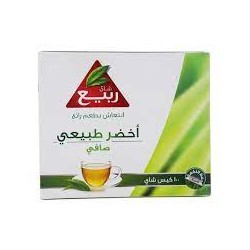 شاي ربيع اخضر بالنعناع  100 خيط /  حبة
