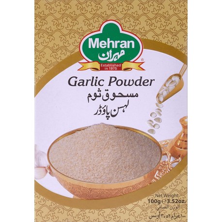 Mehran Garlic Powder seasoning 100 gm pack of 1