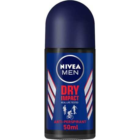 Nivea Roll Dry Impact Deodorant For Men 50 ml pack of 1