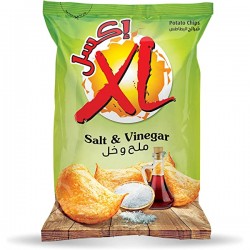 XL Salt And Vinegar Flavor Potato Chips 120 gm