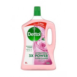 Dettol Antibacterial Power Floor Cleaner Rose Scent 3 liters