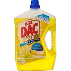 Dac Gold Cleaner And Disinfectant Lemon Scent 3 liters