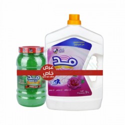 Med Disinfectant With Flowers 3 liters + Super Gel 500 ml