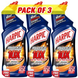 Harpic Power Plus Toilet Cleaner 750 ml x 3