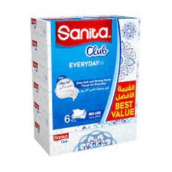 Sanita Club Facial Tissues x 6