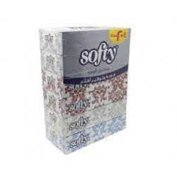 Softy facial tissues 80 tissues 4 + 2 free