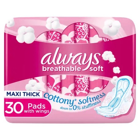 Always Maxi /thick Breathable soft x 30*6