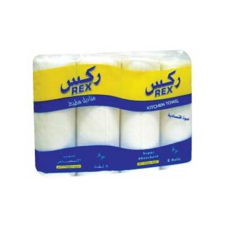 ٍٍRex Tissues 28 cm Roll x 8