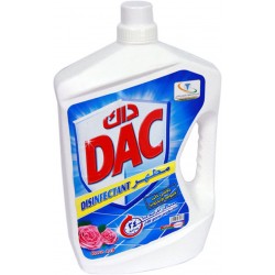 Dac Disinfectant With Rose Scent 3 liters x 6