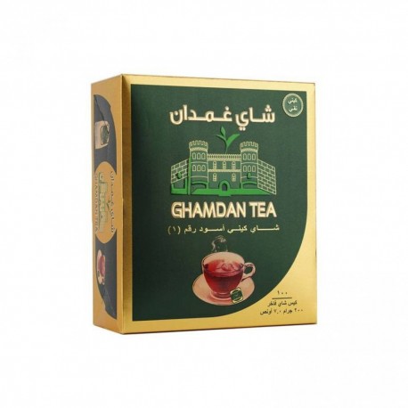 Ghamdan Tea 100 Tea Bags x 24