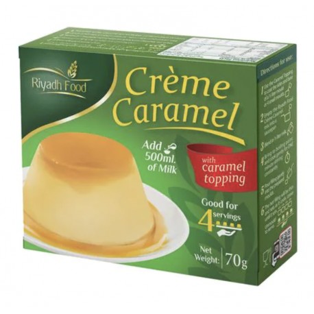 Riyadh Food Cream Caramel 70 Gm x 72