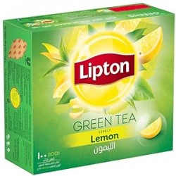 شاي ليبتون اخضر مع الليمون 100 خيط شد 12 - 828660