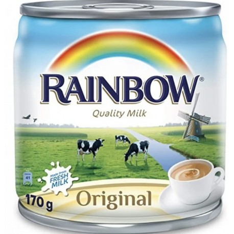 Rainbow Evaporated Milk 170 Gm x 96