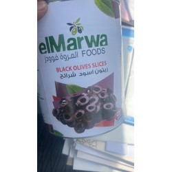 Al Marwa sliced ​​black olives 3.5 kg