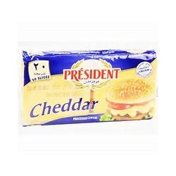 Low-fat President cheese slices 18*400 g