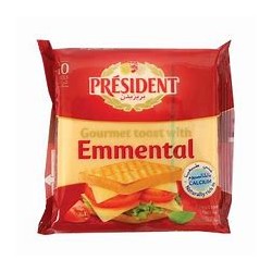 Emmental President cheese slices 36*200 g