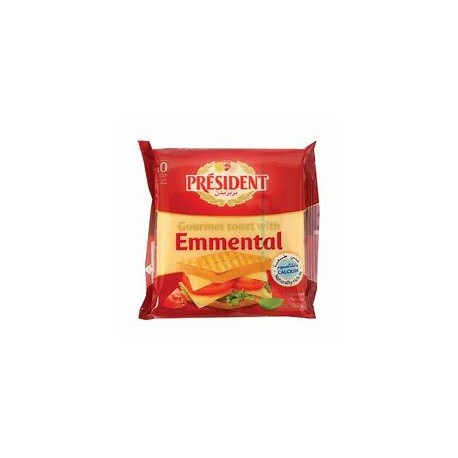 Emmental President cheese slices 36*200 g