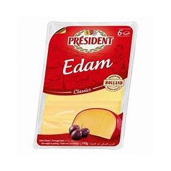 Edam President cheese slices 10*150 g