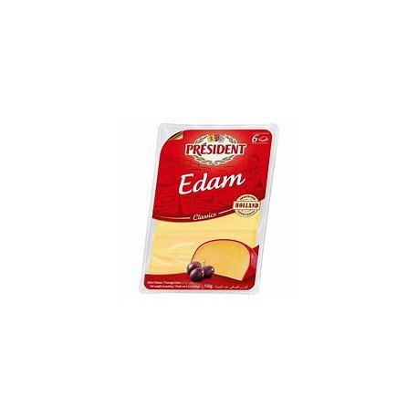 Edam President cheese slices 10*150 g