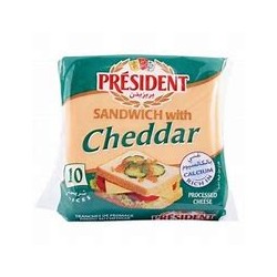 President sandwich cheese slices 36*200 g