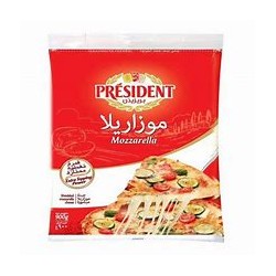 President grated mozzarella cheese 4*900 g