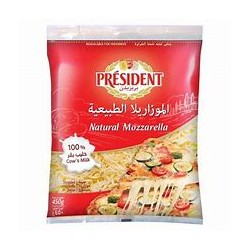 President grated mozzarella and emmental 8*450 g