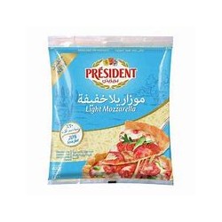 President grated low-fat mozzarella cheese 10*400 g