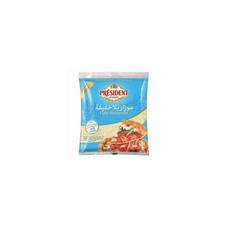 President grated low-fat mozzarella cheese 10*400 g