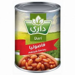 Homemade canned beans with tomatoes 24*400 g