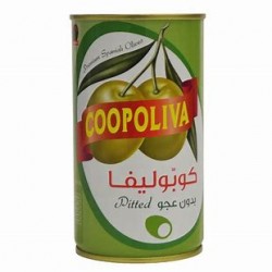 Coopoliva green olives without pita, 12*75 g