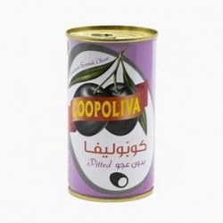 Coopoliva black olives without pita, 12*150 g