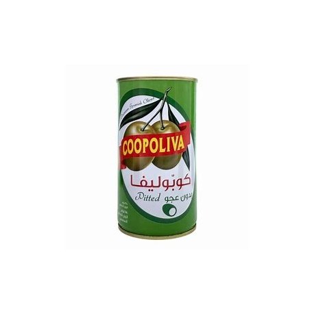 Coopoliva green olives without pita, 12*150 g