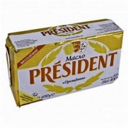 President unsalted butter 20*400 g