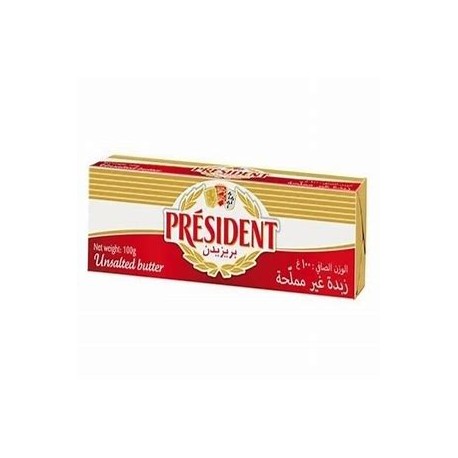 President unsalted butter 60*100 g