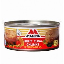 Marita tuna meat in vegetable oil with hot pepper, 48*185 g