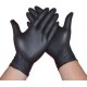 Alpha black vinyl gloves, size M, tension 10*70