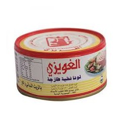 Gwizi tuna in vegetable oil and salt 185 gm 48