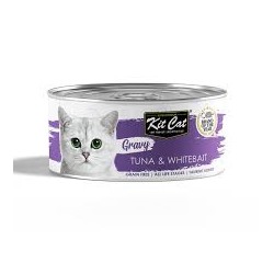 Kit Kat wet cat food with tuna and salmon flavor in gravy 70g