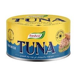 Freshco tuna sandwich with sunflower oil, 90 gm, 48 oz