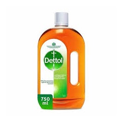 Dettol antiseptic and sterilizer 750 ml, 12 pack