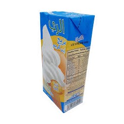 Al-Rai vanilla ice cream mix, 1 liter, 12 pack