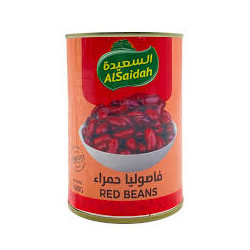 فاصوليا السعيدة حمراء 400 جم شد 24