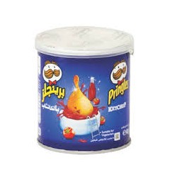 Pringles chips with pabrika 40 g 12 Pcs