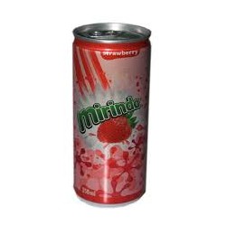 Mirinda strawberry cans 240/250 ml, 30 pack